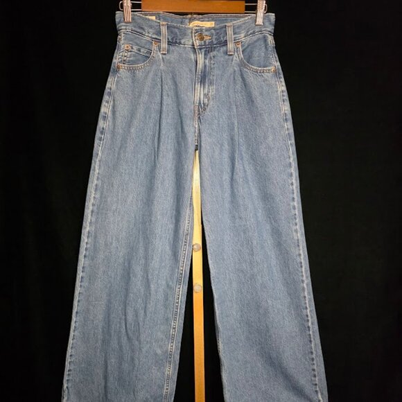 Levi's® Premium Baggy Dad Wide Leg Women's Jeans 25/30 - Picture 1 of 15